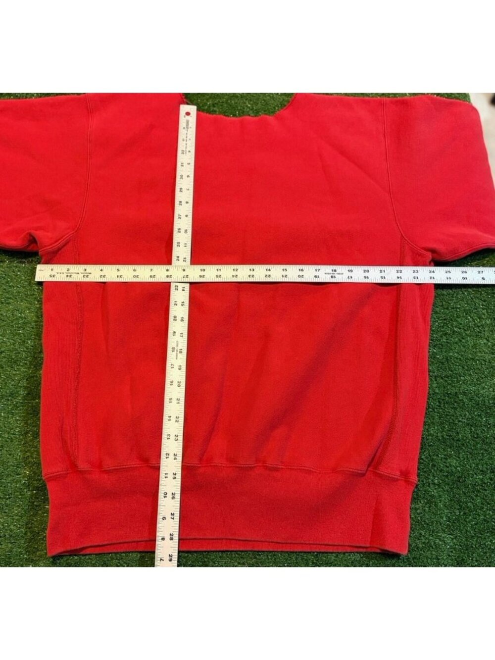 Vintage Georgia Bulldogs sweatshirt mens XL red black champion reverse weave 90s - Picture 11 of 12